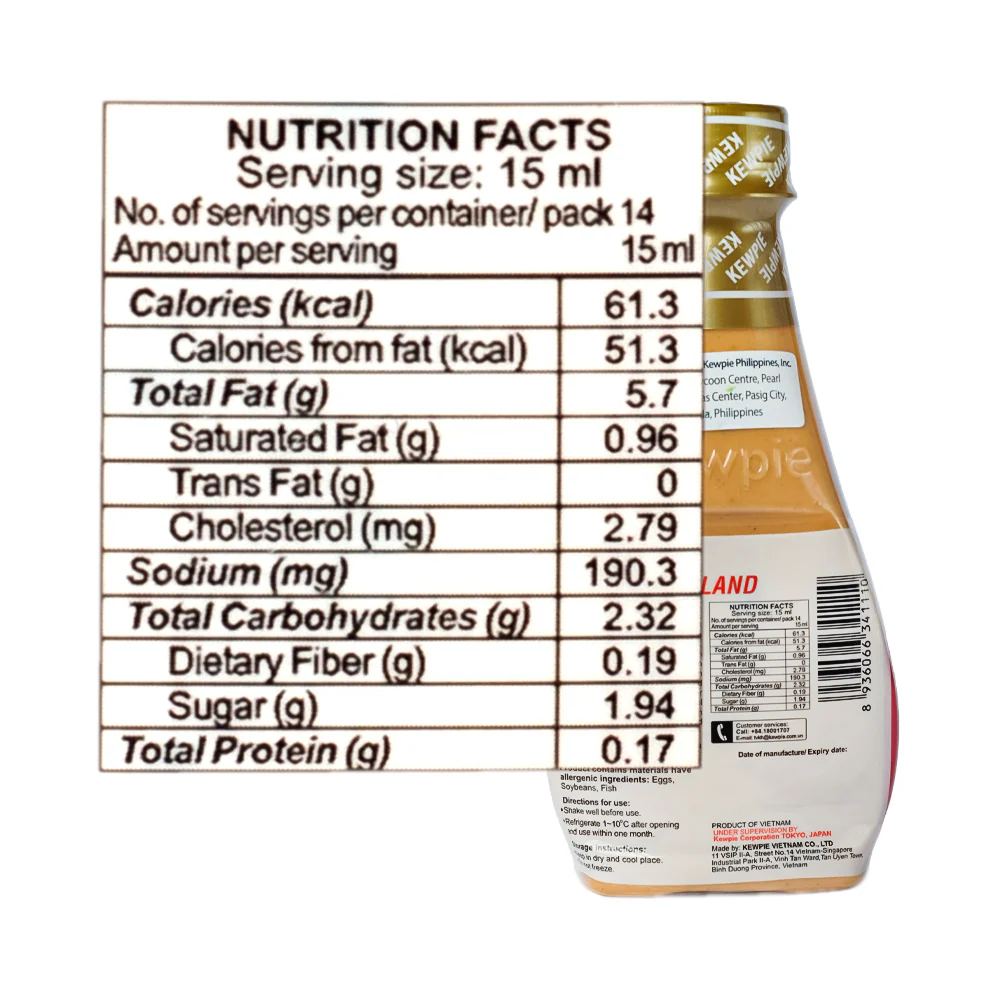 Kewpie Dressing Thousand Island 210ml - Image 3