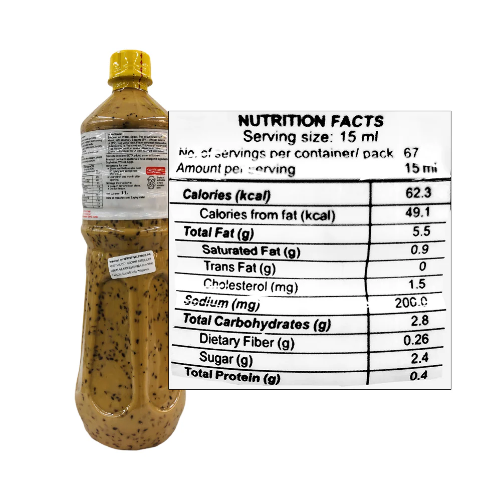Kewpie Japanese Dressing Roasted Sesame 1L - Image 2