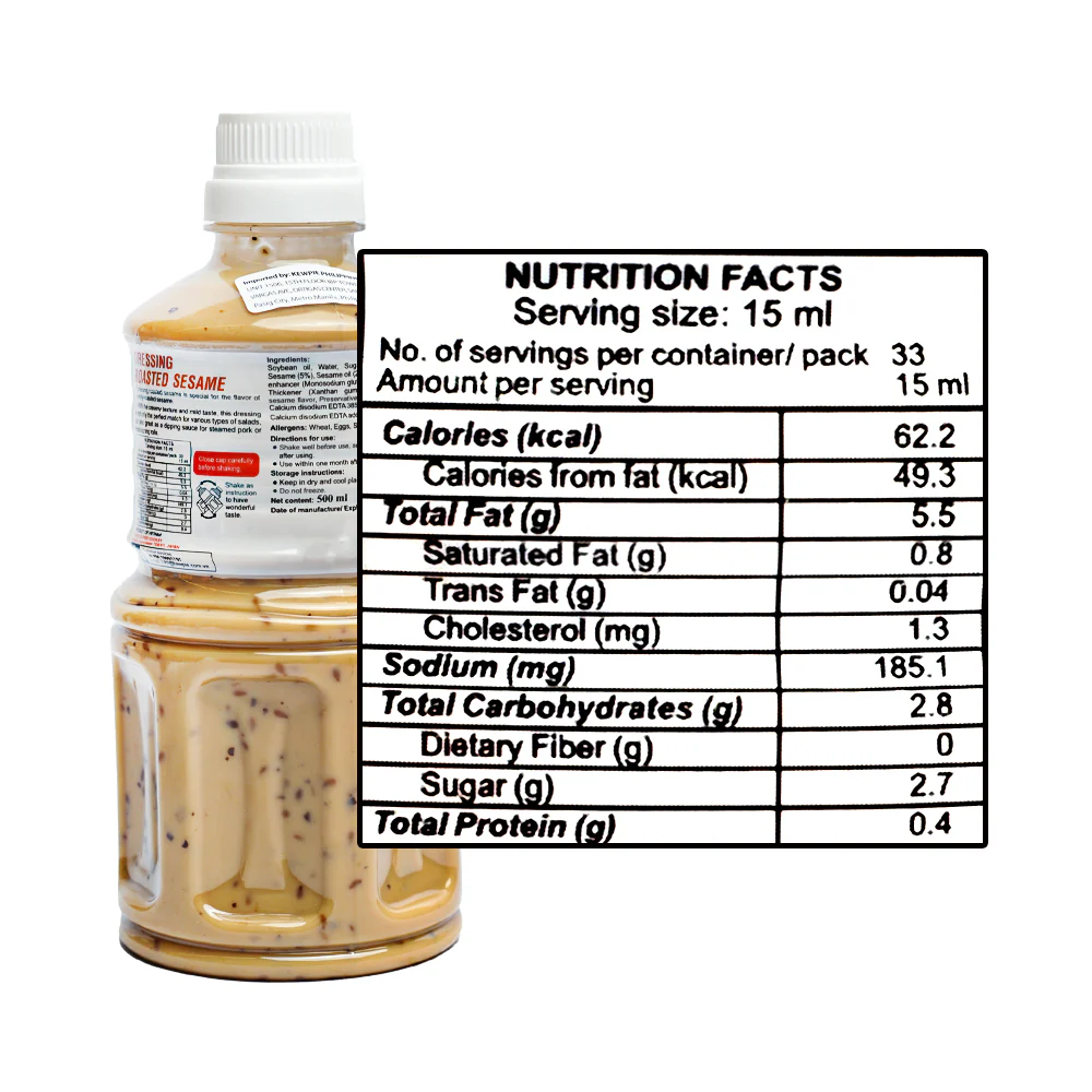 Kewpie Japanese Dressing Roasted Sesame 500ml - Image 2