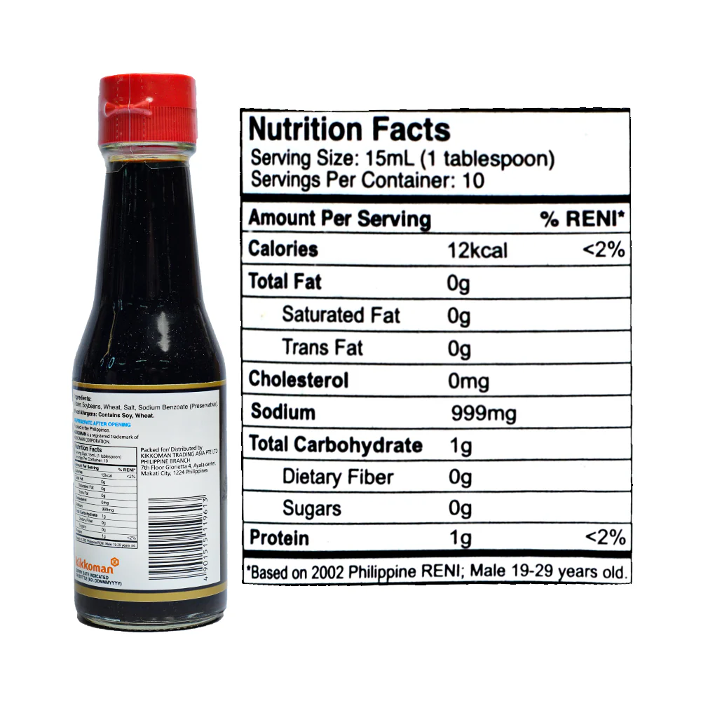 Kikkoman Standard Soy Sauce 150ml - Image 2