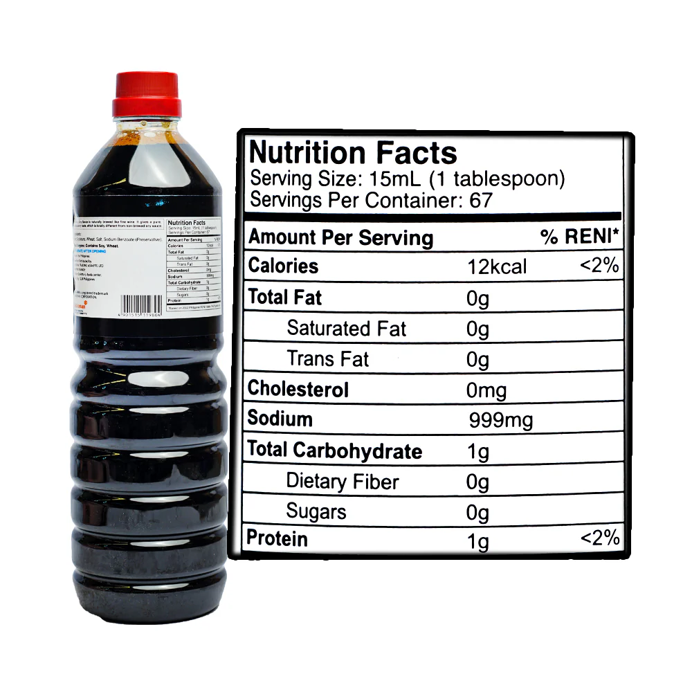 Kikkoman Standard Soy Sauce 1L - Image 2