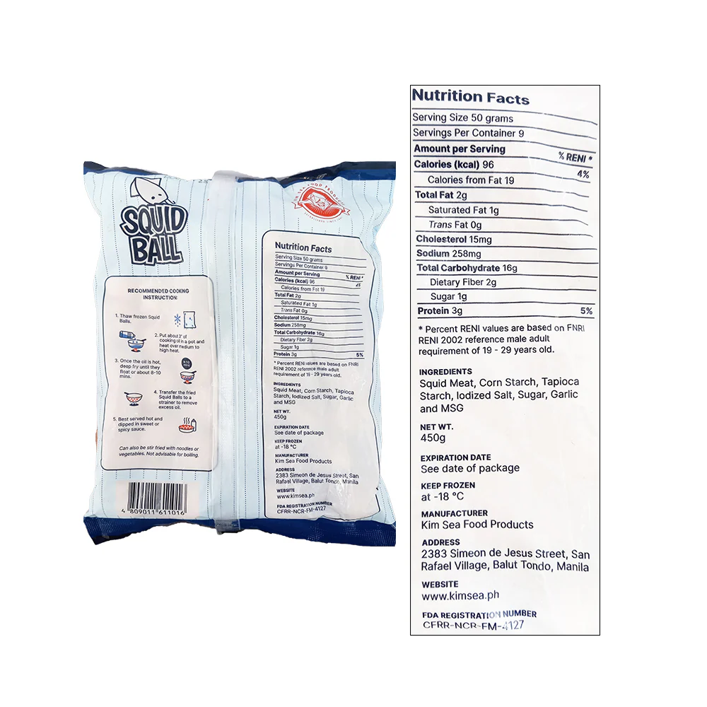 Kim Sea Squid Ball 450g - Image 2