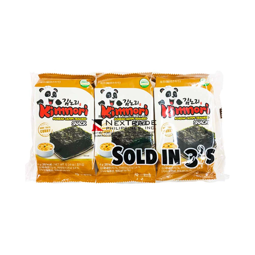 Kimnori Crispy Seaweed 4g x 3’s - Image 2