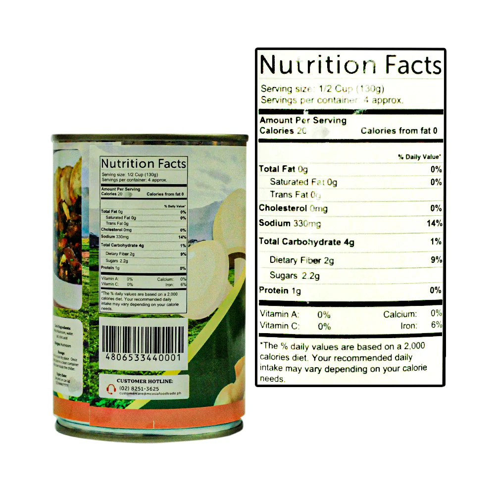 King Chef Whole Mushroom In Brine 425g - Image 2