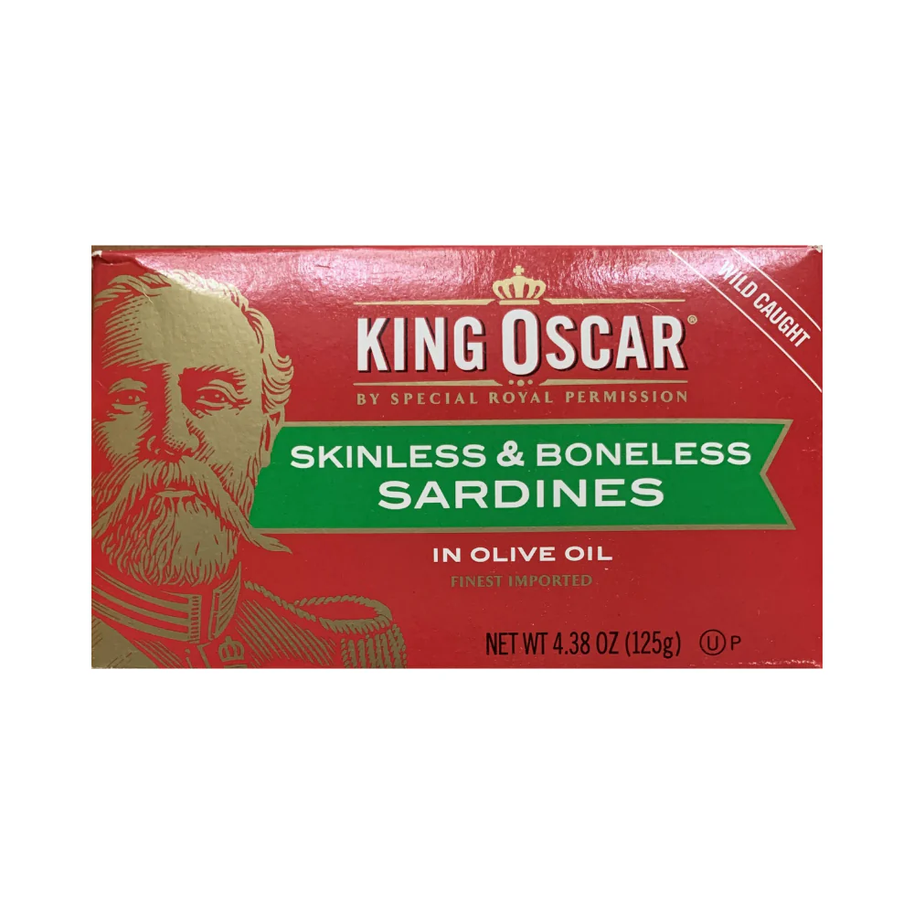 King Oscar Skinless And Boneless Sardines In Olive Oil 125g - Image 2