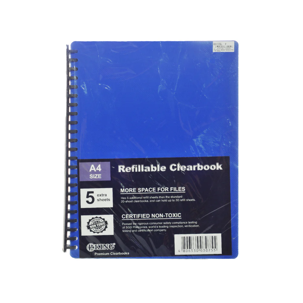 King Premium Refillable Clearbook A4 - Image 3