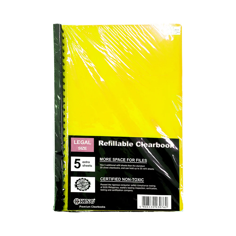 King Premium Refillable Clearbook Long - Image 3
