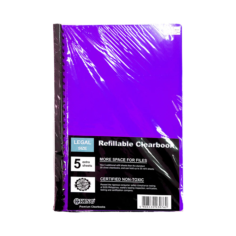 King Premium Refillable Clearbook Long - Image 5