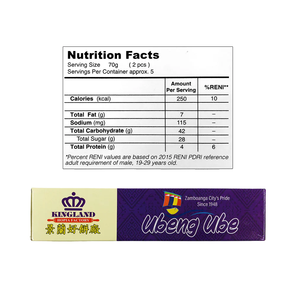 Kingland Hopia Ubeng Ube 330g - Image 2