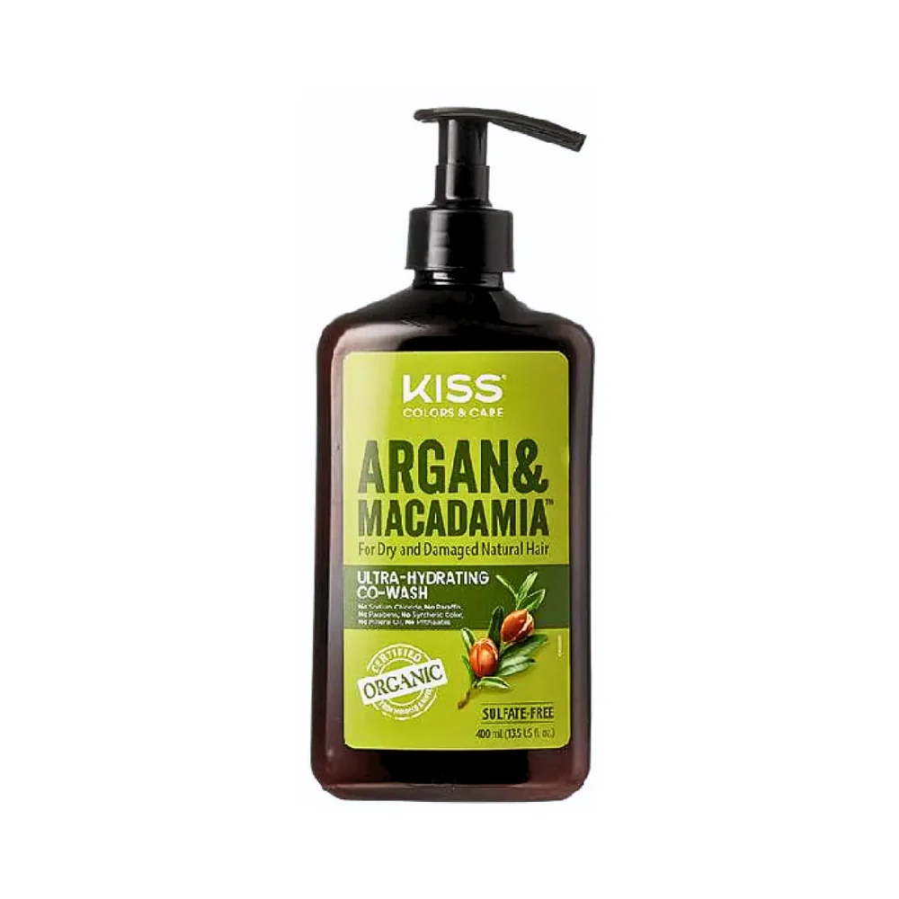 Kiss Colors And Care Argan And Macadamia Ultra Hydrating Co-Wash 400ml - Image 2