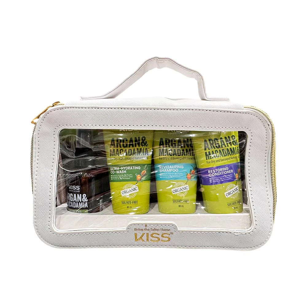 Kiss Colors & Care Argan And Macadamia Hair Set - Image 2