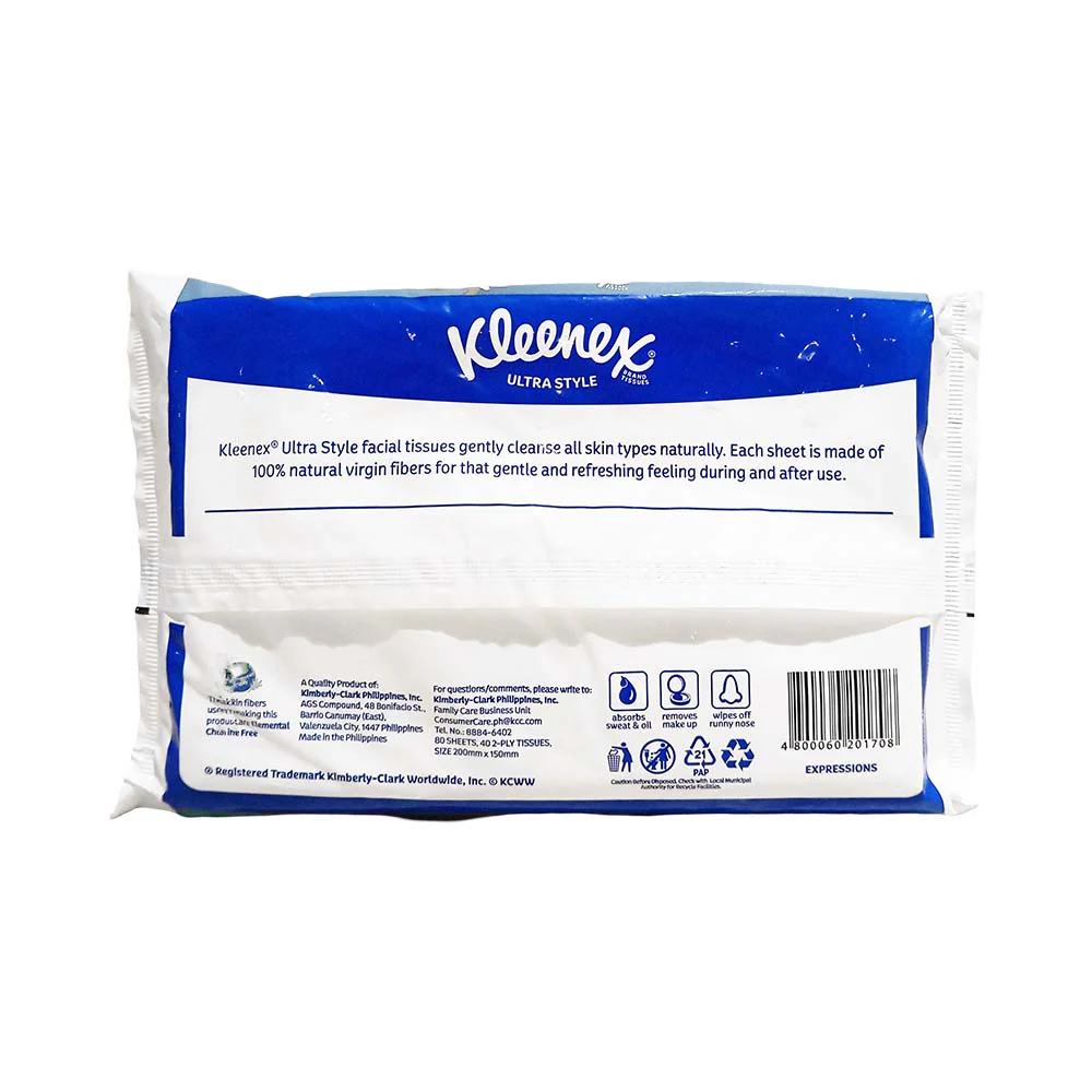 Kleenex Little Expressions 2 Ply Facial Tissue 40 Pulls - Image 2