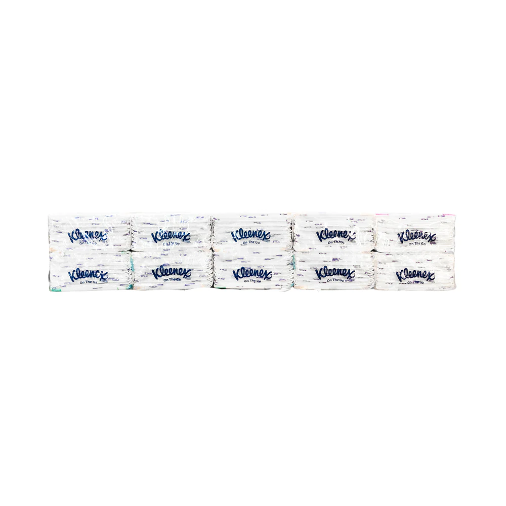 Kleenex On the Go Facial Tissue 3Ply 9 Sheets x 10's - Image 2