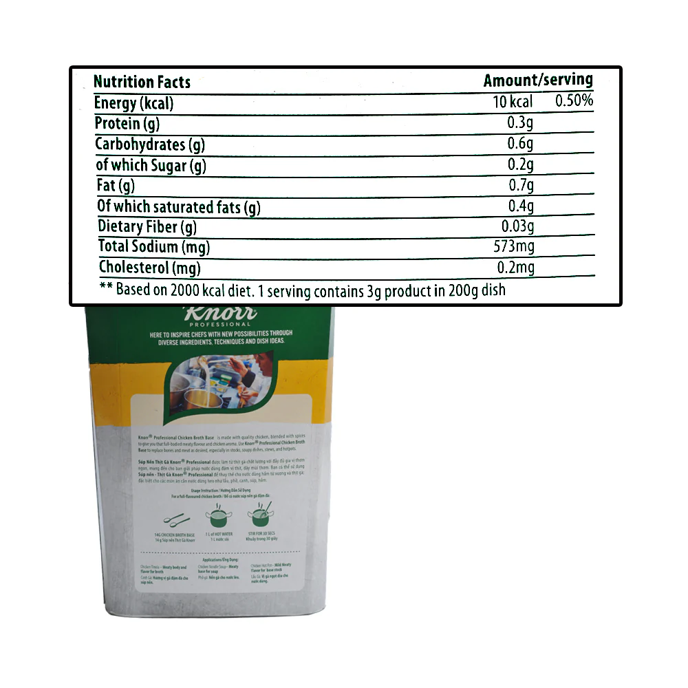 Knorr Broth Base Chicken 1.5kg - Image 2