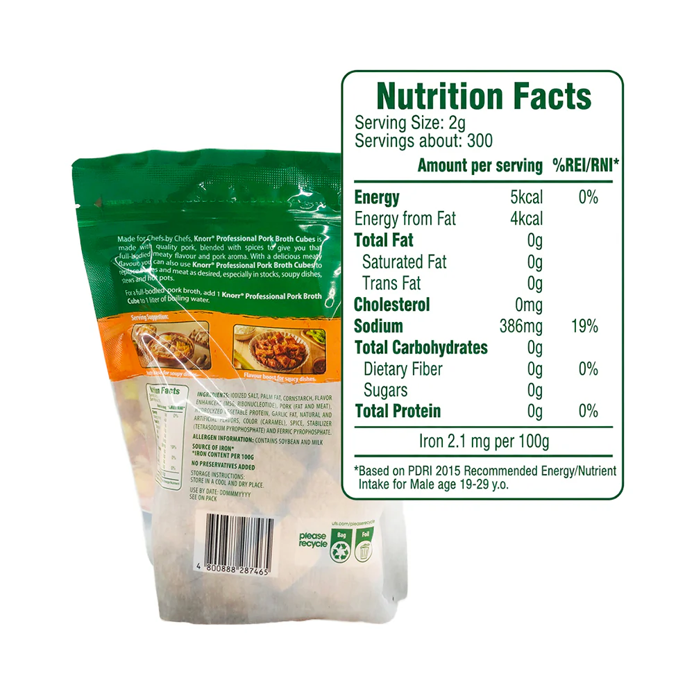Knorr Broth Cubes Pork Pouch - Image 2