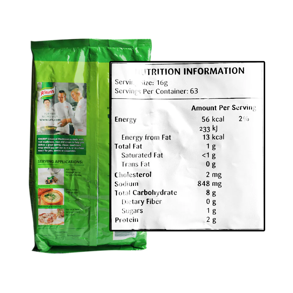 Knorr Cream Soup Mushroom 1kg - Image 2