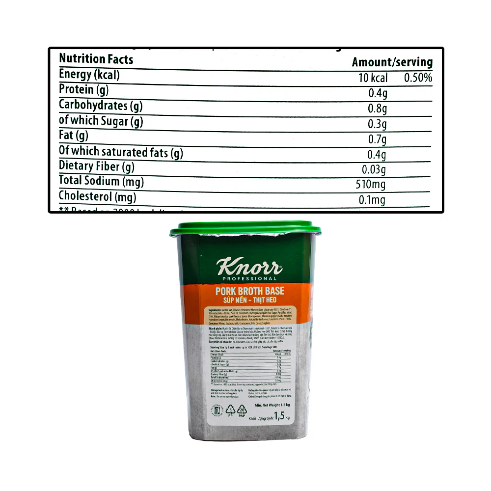 Knorr Pork Broth Base 1.5kg - Image 2