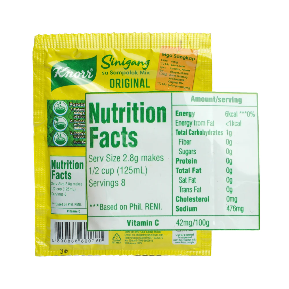 Knorr Sinigang Mix Original 22g - Image 2