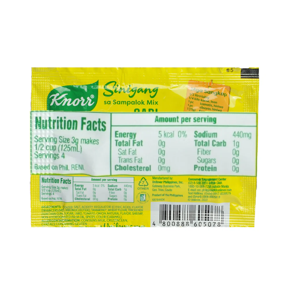 Knorr Sinigang Sa Sampalok Mix Gabi 11g - Image 2