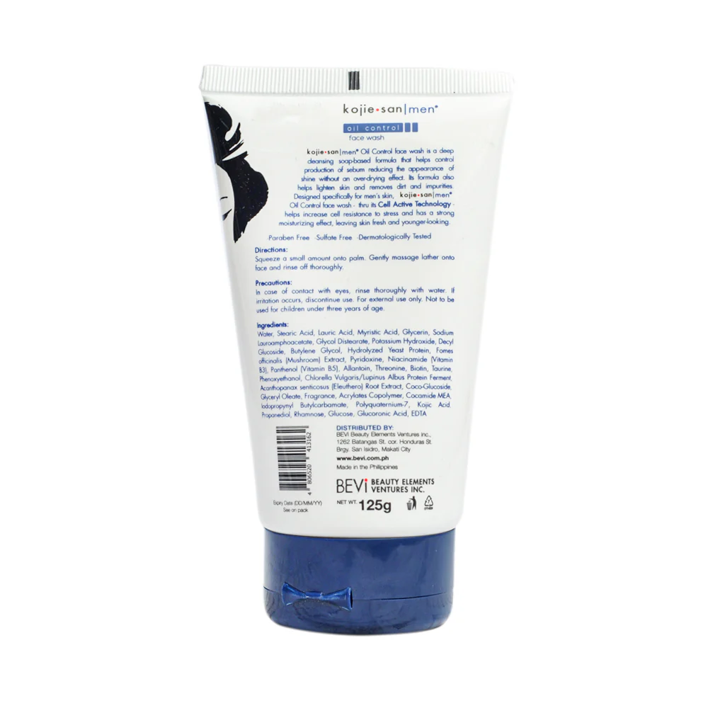 Kojie San Men Oil Control Face Wash 125g - Image 2