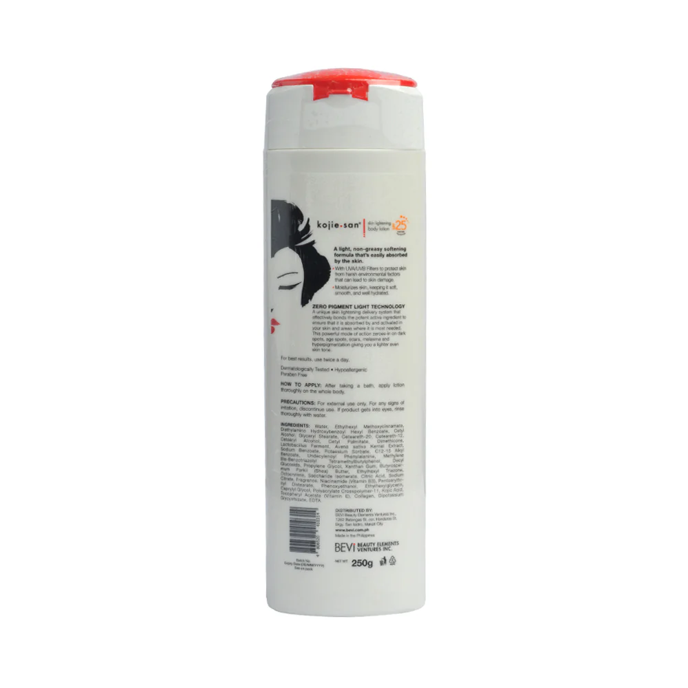 Kojie San Skin Lightening Body Lotion SPF 25 250ml - Image 2