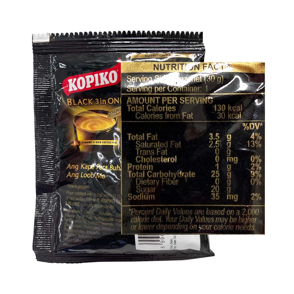 Kopiko Black 3in1 30g - Image 2
