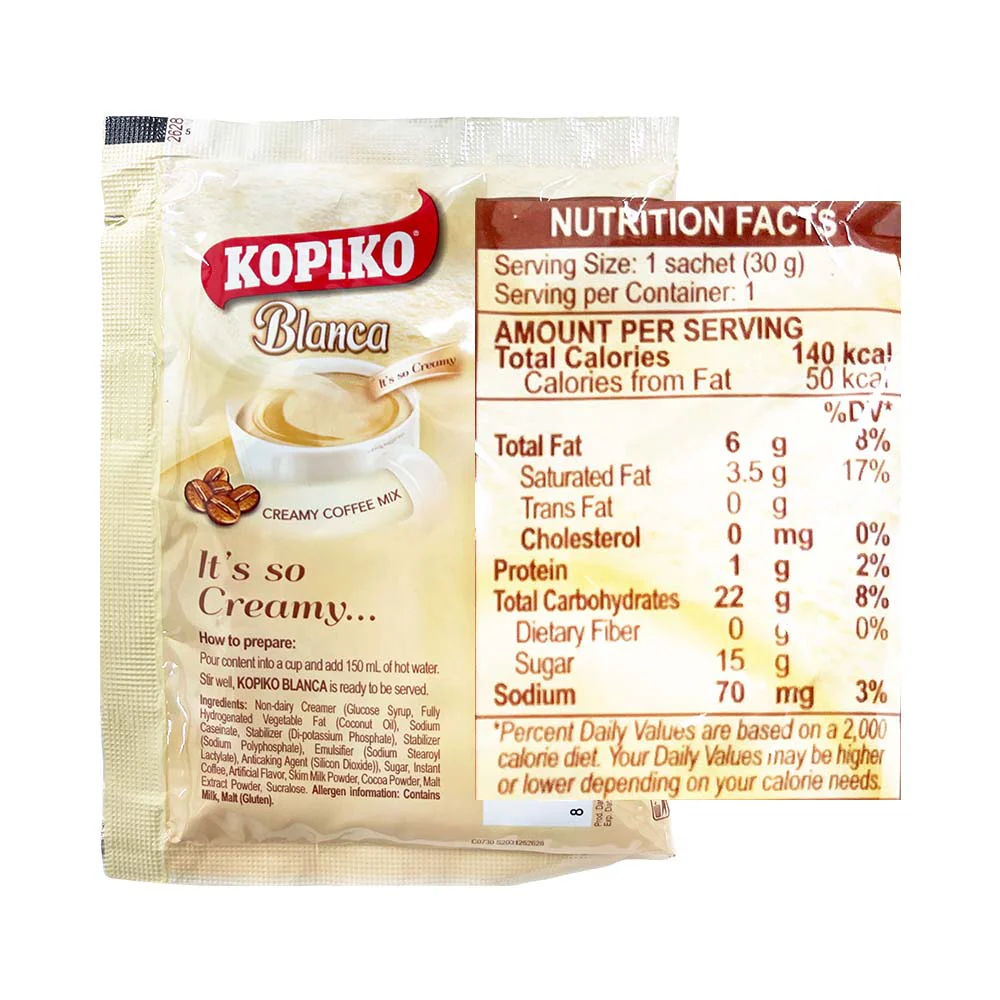 Kopiko Blanca Creamy Coffee 30g - Image 2