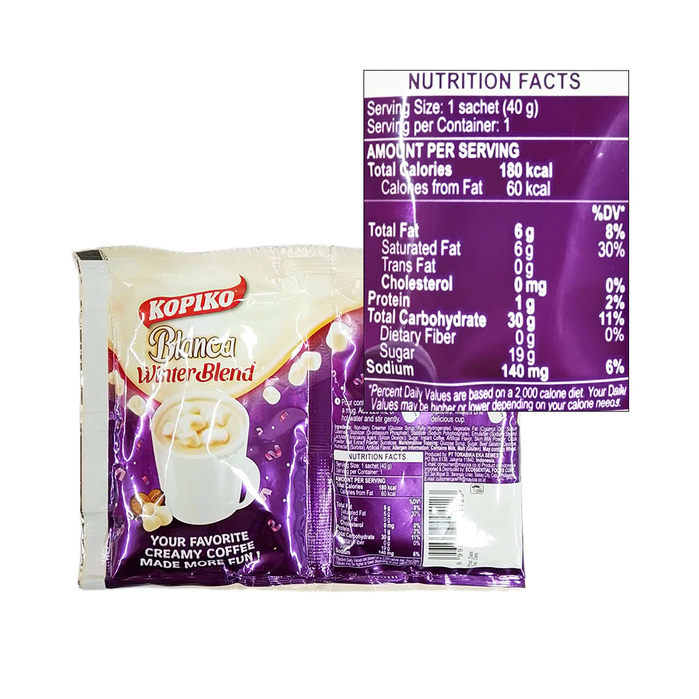 Kopiko Blanca Winter Blend Big Chewy Mallows 40g - Image 2