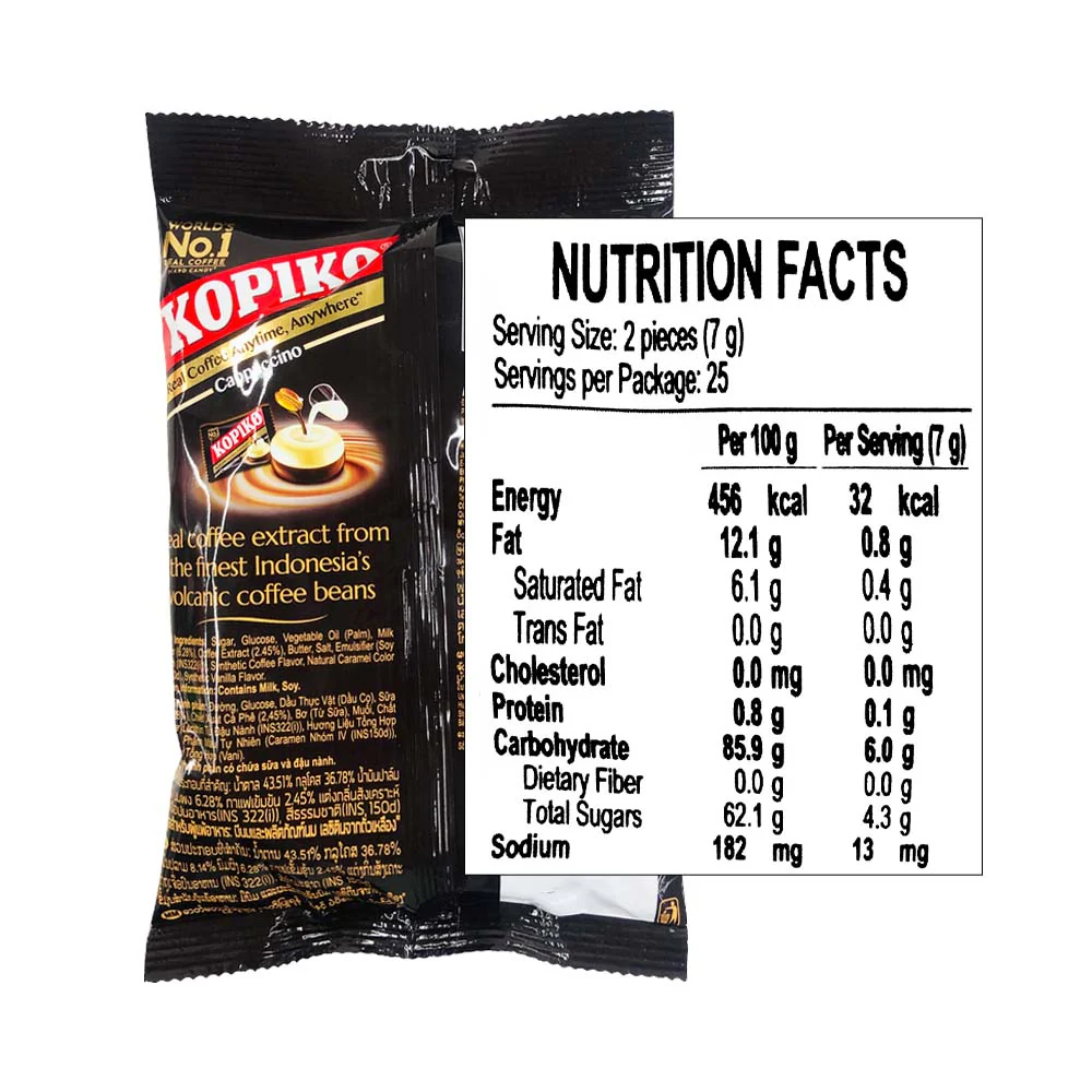 Kopiko Coffeeshot Candy Cappuccino 150g - Image 2