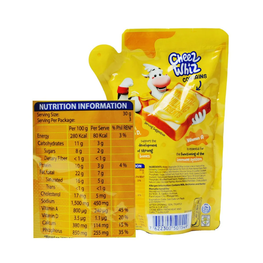 Kraft Cheez Whiz Easy Squeeze Original 105g - Image 2