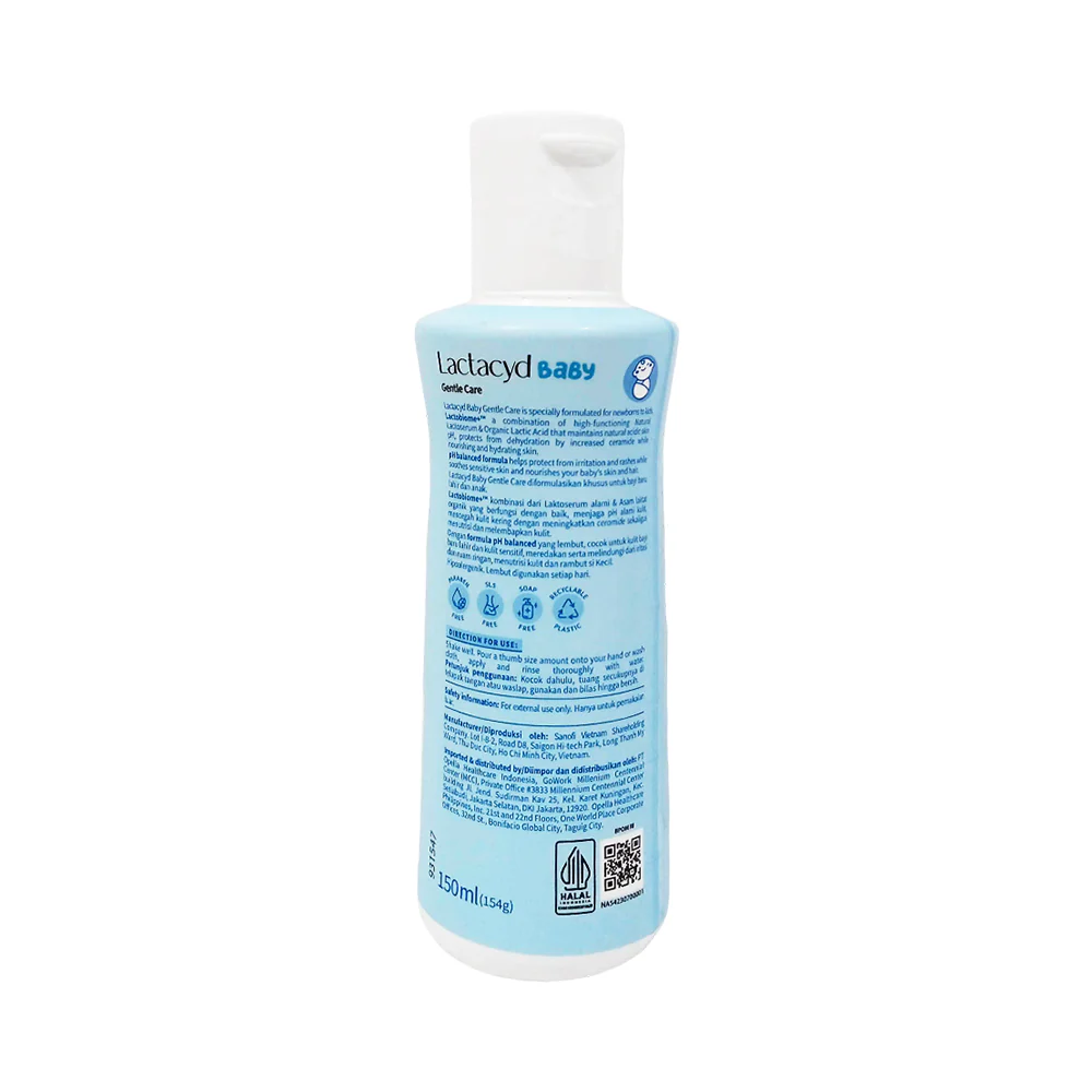 Lactacyd Baby Bath Blue 150ml - Image 2