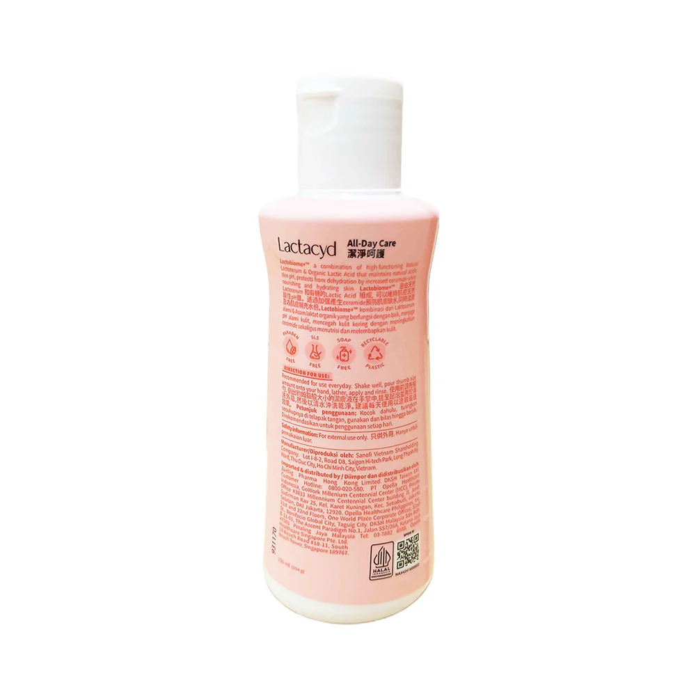 Lactacyd Feminine Wash All Day Care Cleansing 150ml - Image 2