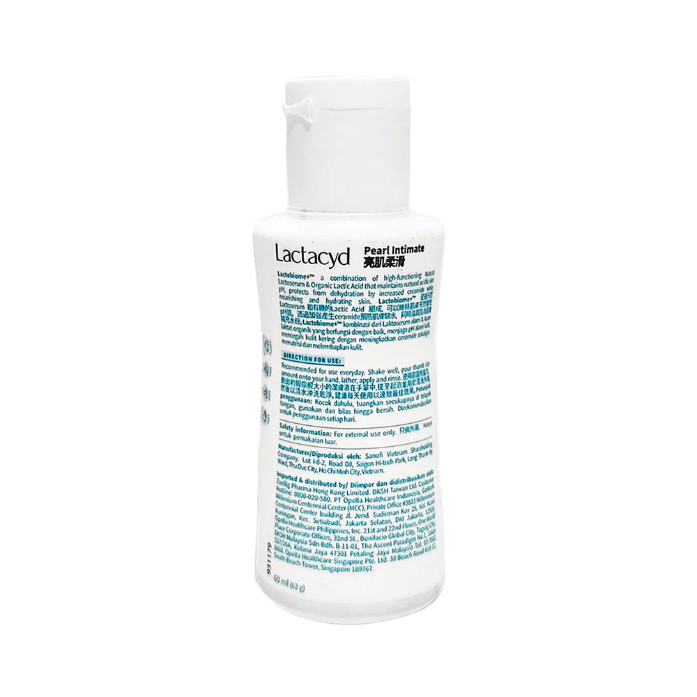 Lactacyd Feminine Wash White Pearl Intimate 60ml - Image 2