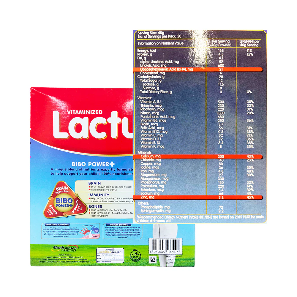 Lactum 6+ Powdered Milk Drink Plain 2kg - Image 2