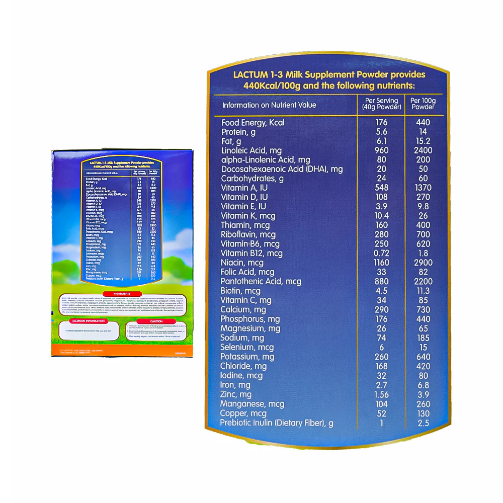 Lactum 1-3yrs Old Milk Supplement Powder Plain 1.5kg - Image 3