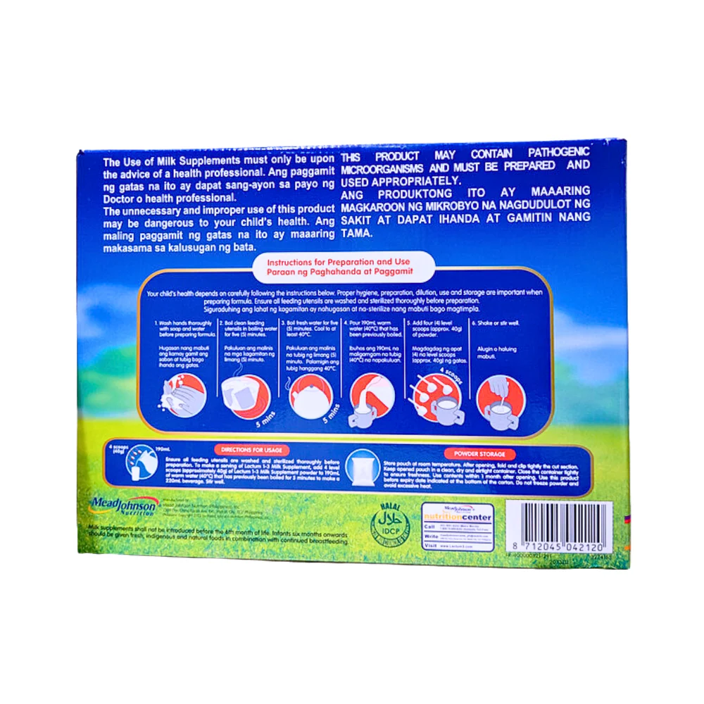 Lactum 1-3yrs Old Milk Supplement Powder Plain 3kg - Image 2