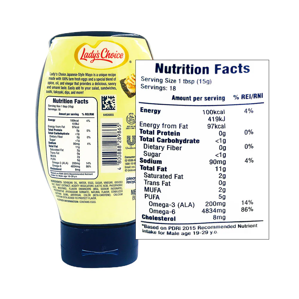 Lady's Choice Mayonnaise Japanese Style With Umami Twist 290ml - Image 2