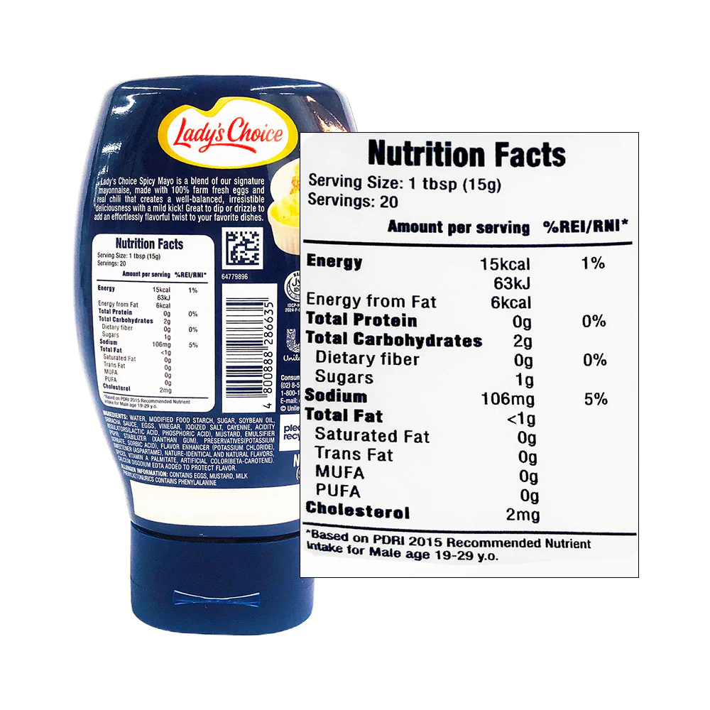 Lady's Choice Mayonnaise Spicy Mayo 290ml - Image 2