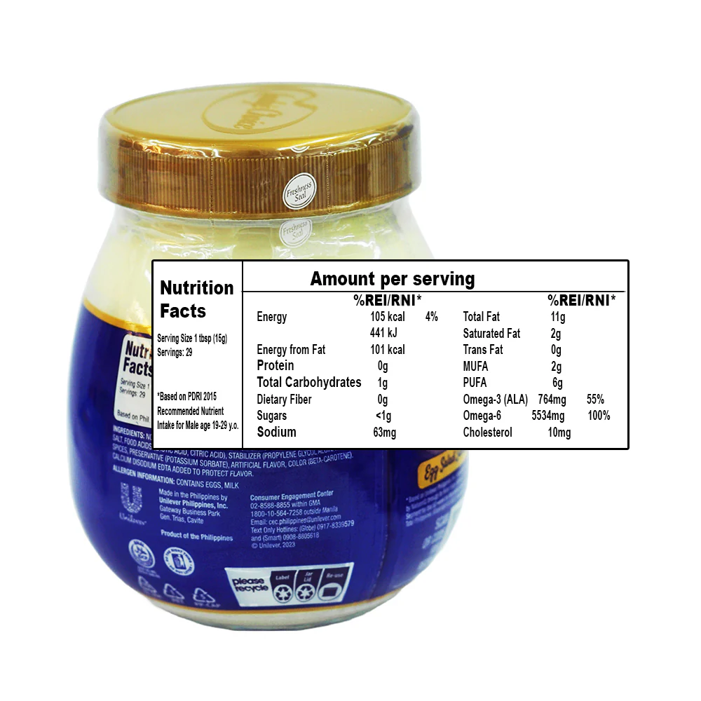 Lady's Choice Real Mayonnaise Regular 470ml - Image 2