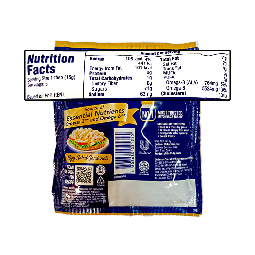 Lady's Choice Real Mayonnaise Regular 80ml - Image 3