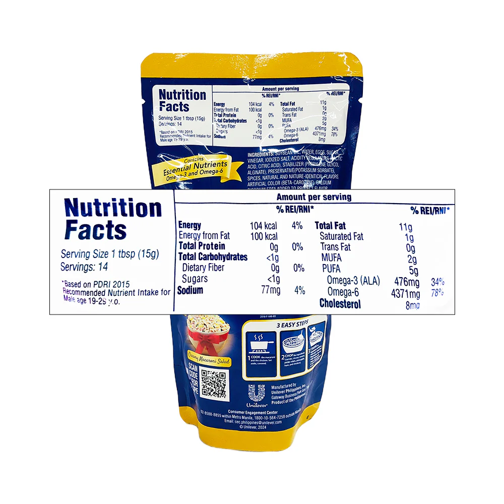 Lady's Choice Real Mayonnaise Regular SUP 220ml - Image 2