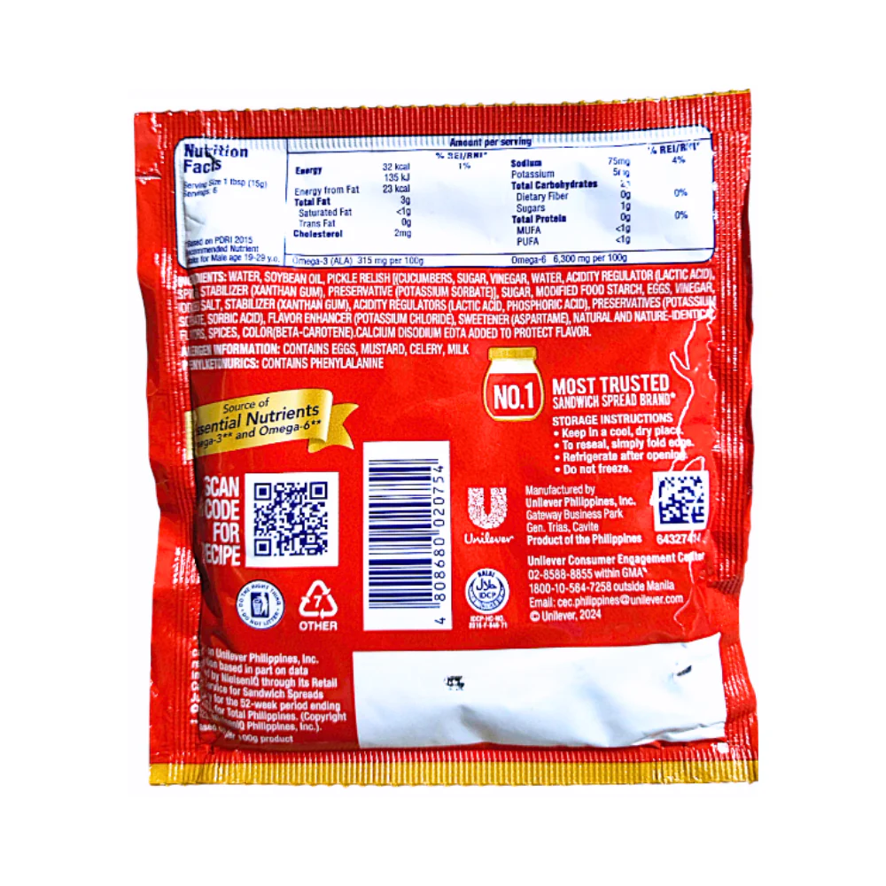 Lady's Choice Regular Sandwich Spread 80ml - Image 2
