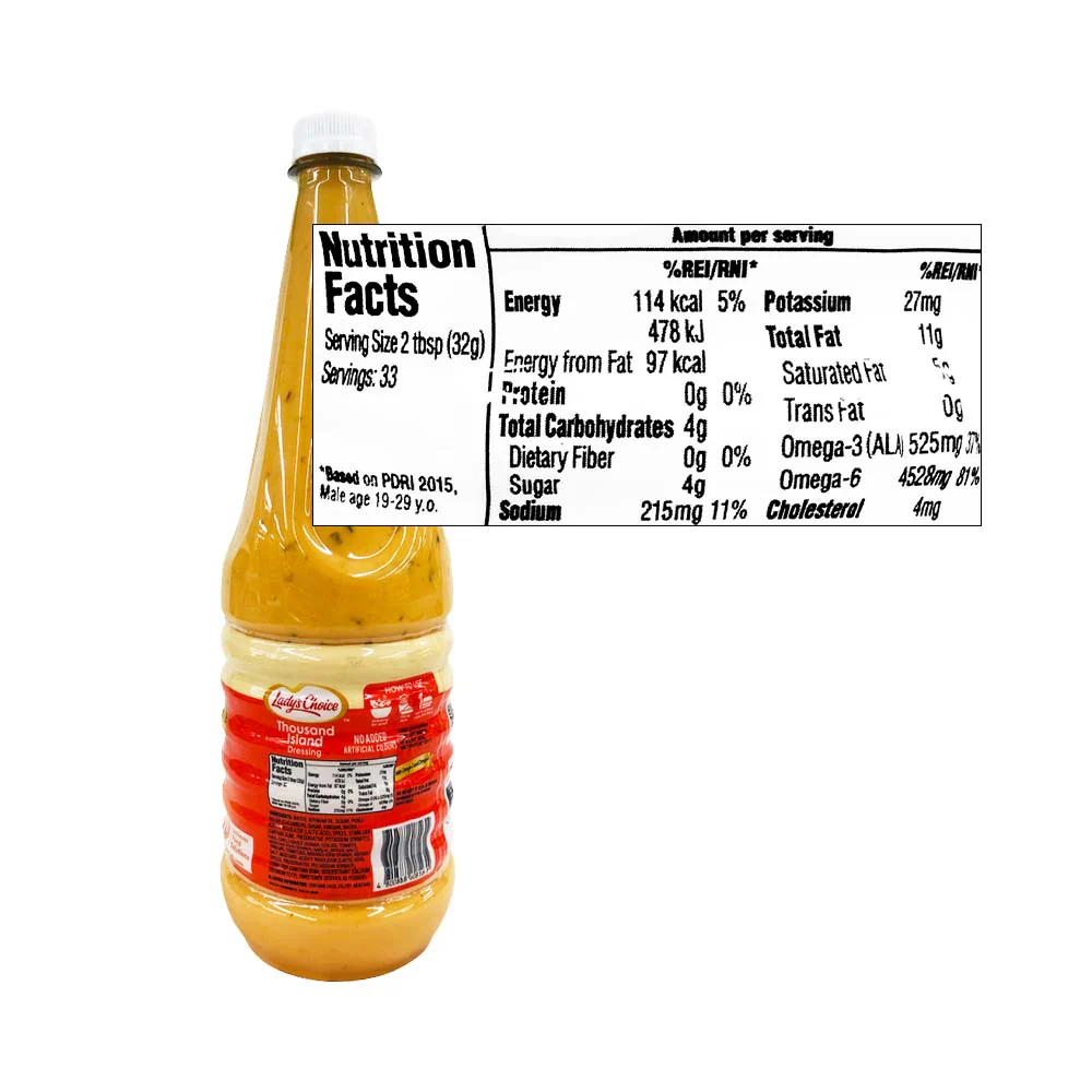 Lady's Choice Thousand Island Dressing 1L - Image 2
