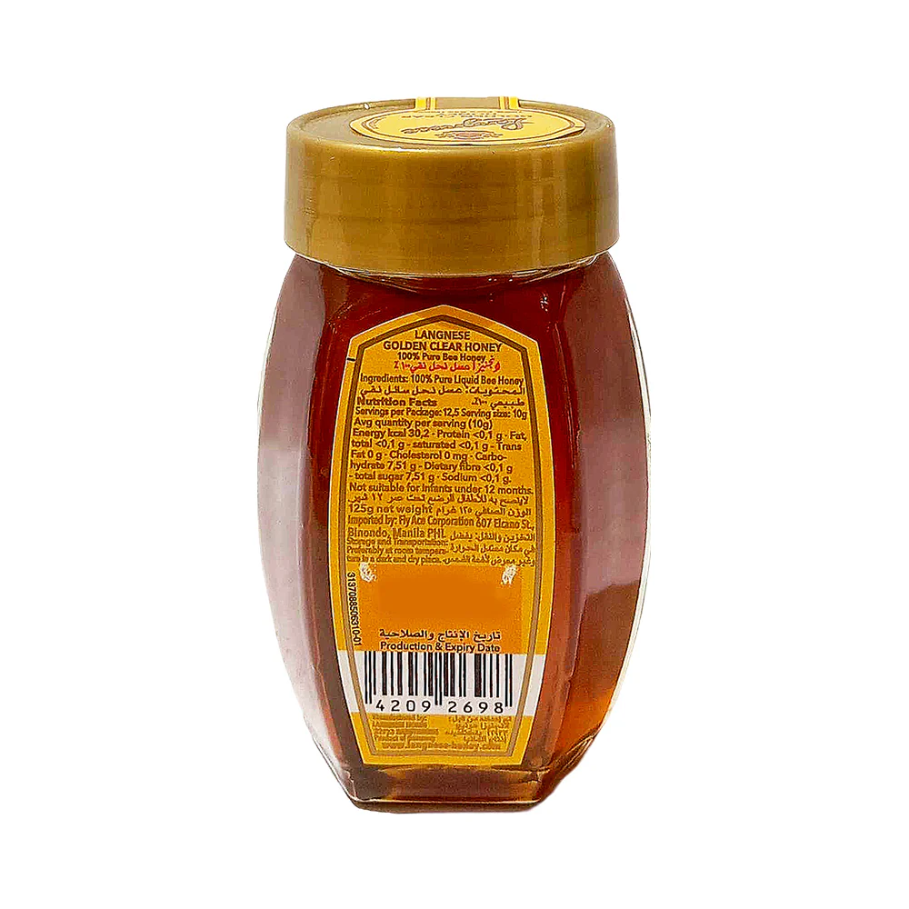 Langnese Honey Golden Clear 125g - Image 2