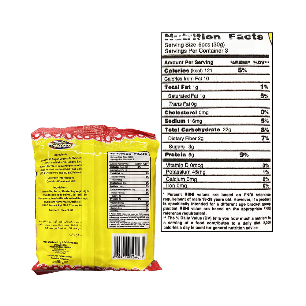 Laura's Bread Sticks 100g - Image 2