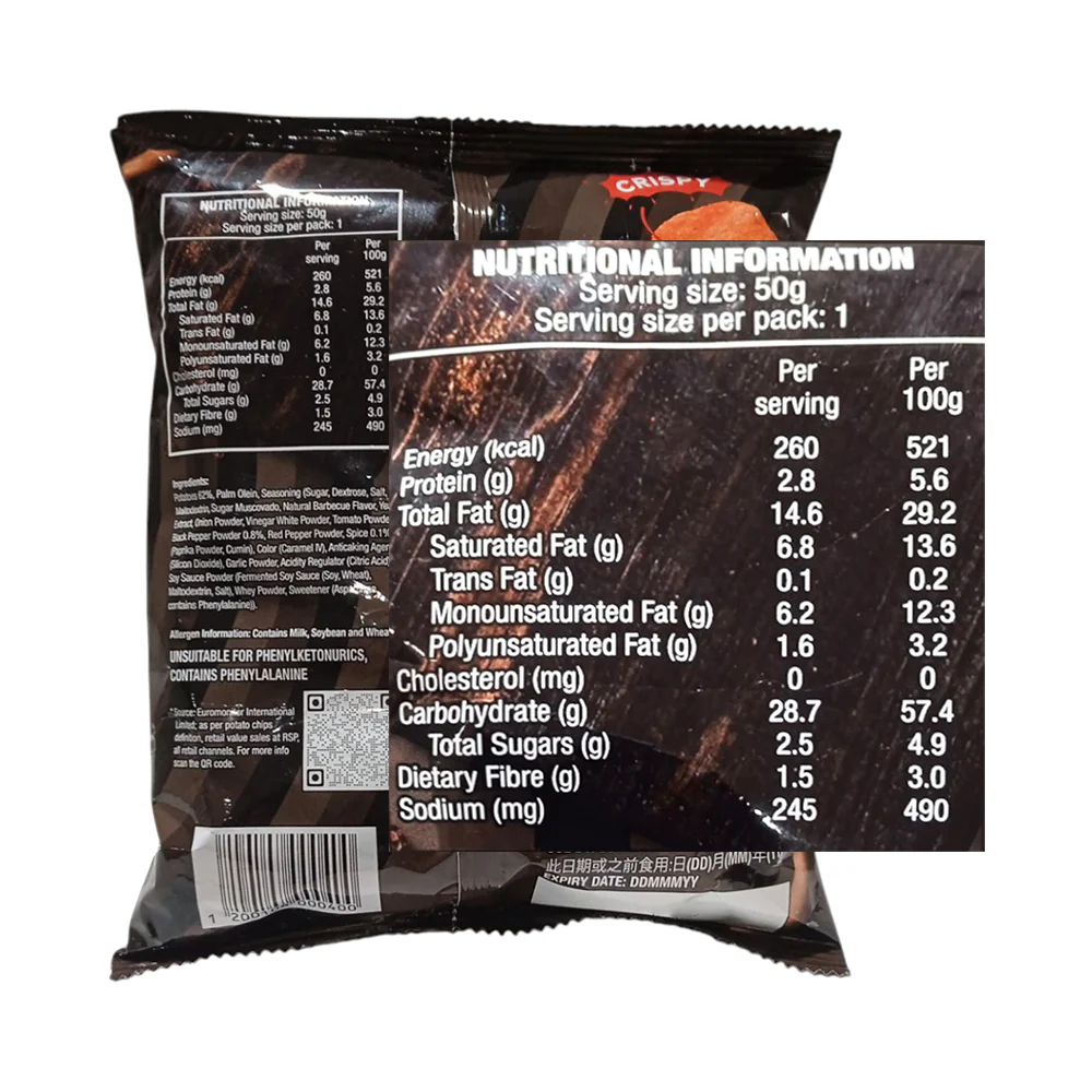 Lay’s Potato Chips Barbecue Flavored 50g - Image 2