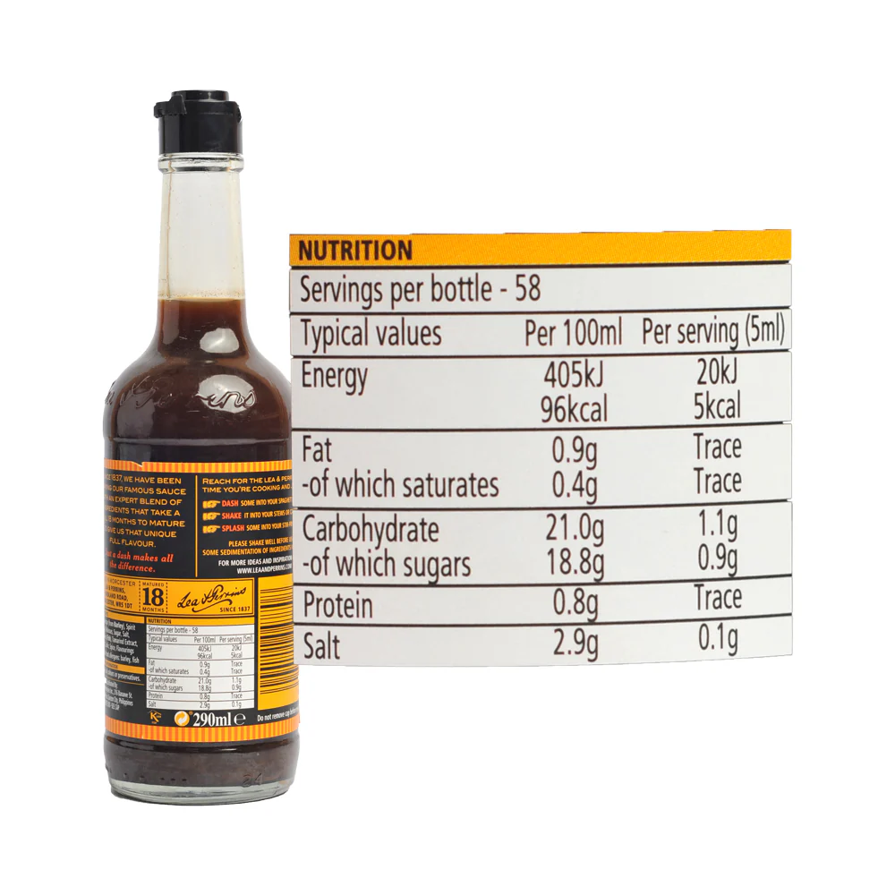 Lea & Perrins Worcestershire Sauce 290ml - Image 2