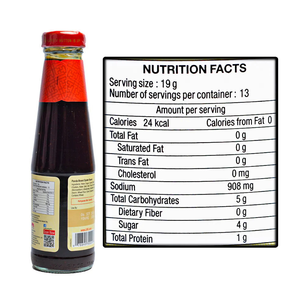 Lee Kum Kee Panda Oyster Sauce 255g (9oz) - Image 2