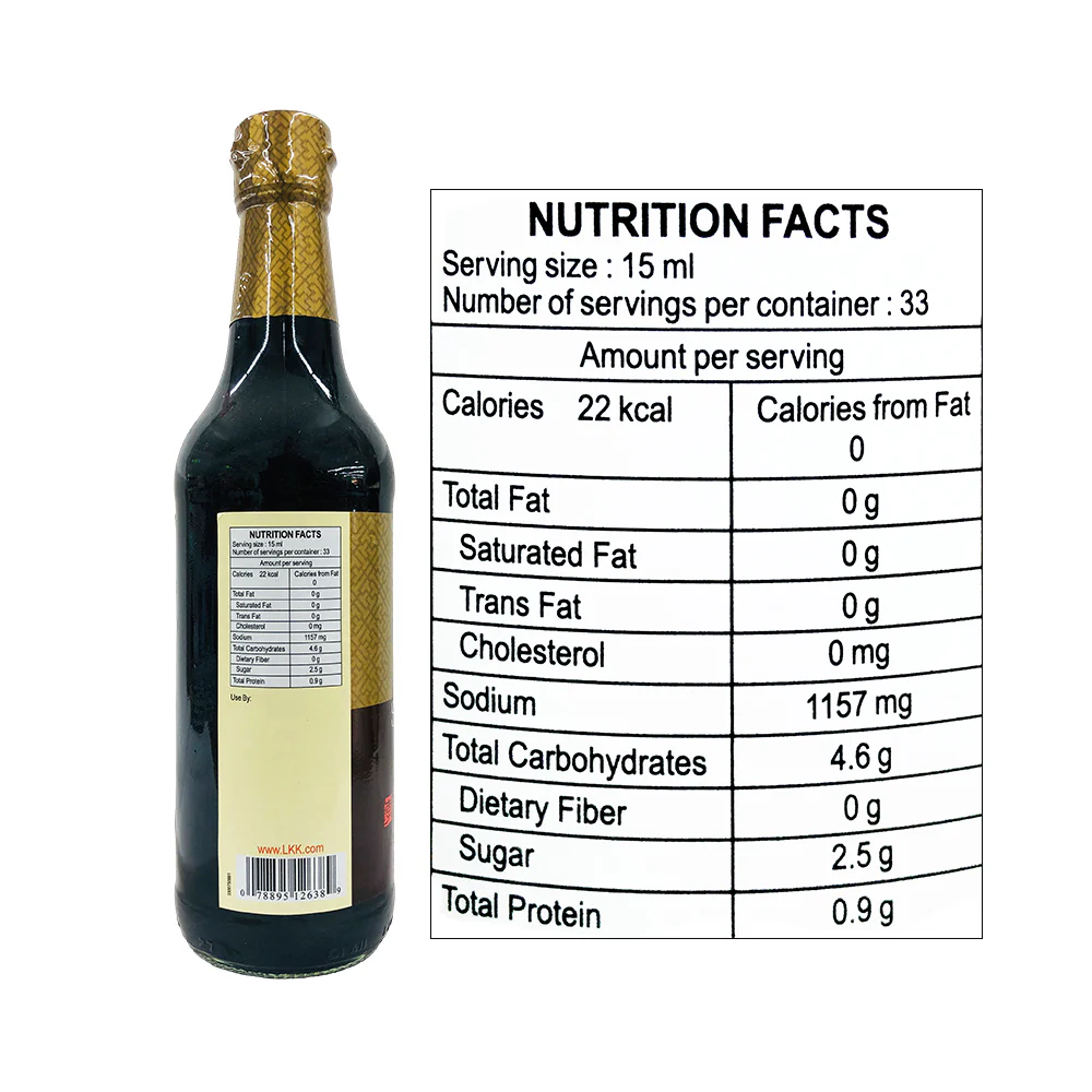 Lee Kum Kee Premium Dark Soy Sauce 500ml - Image 2