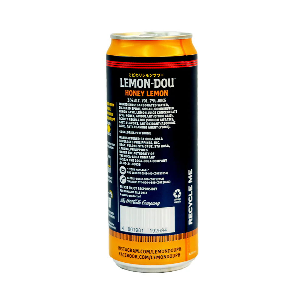 Lemon Dou Beer 330ml - Image 12